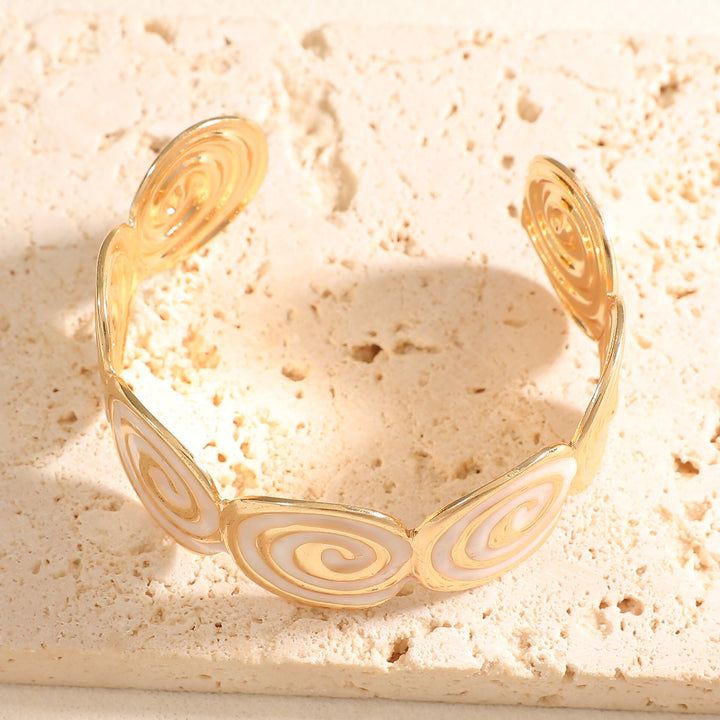 Women's cuff with elegant spiral design Tom Cottons
