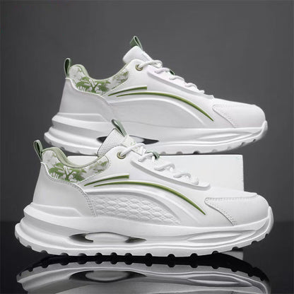 Women's sneakers with cushioned sole and breathable upper material