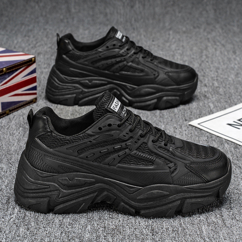 Women's sports shoes with cushioned sole and breathable inserts