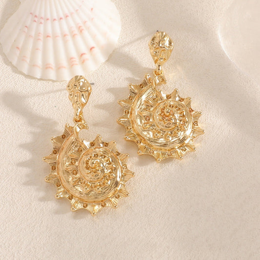 Ladies earrings in shell design Tom Cottons