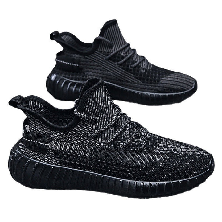 Women's sporty sneakers with seamless mesh structure and flexible sole