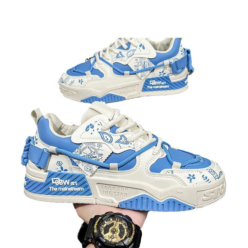 Ladies sporty sneakers with unique design and strong cushioning technology