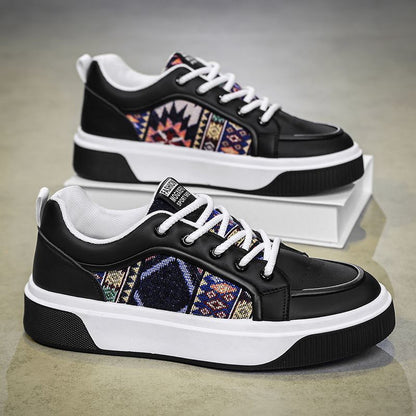 Ethnic style women's sneakers with a sturdy design for daily use
