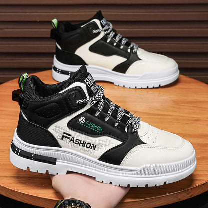 High top athletic sneakers for women with breathable construction and non-slip sole