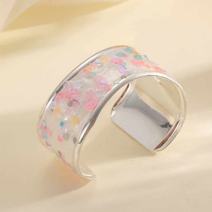 Women's bangle with sparkling star motif Tom Cottons