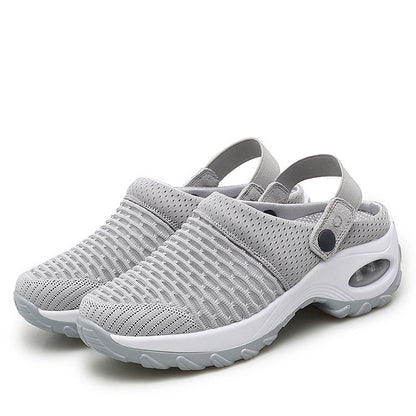 Women's breathable Slip-On sneakers with fashionable mesh design