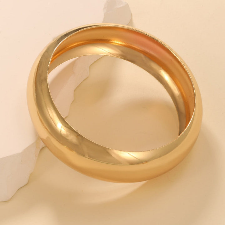 Women's Wide Gold Bracelet Tom Cottons