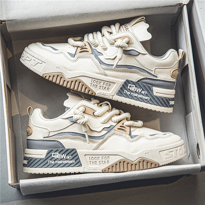 Women's sporty chunky sneakers with durable upper material and innovative design