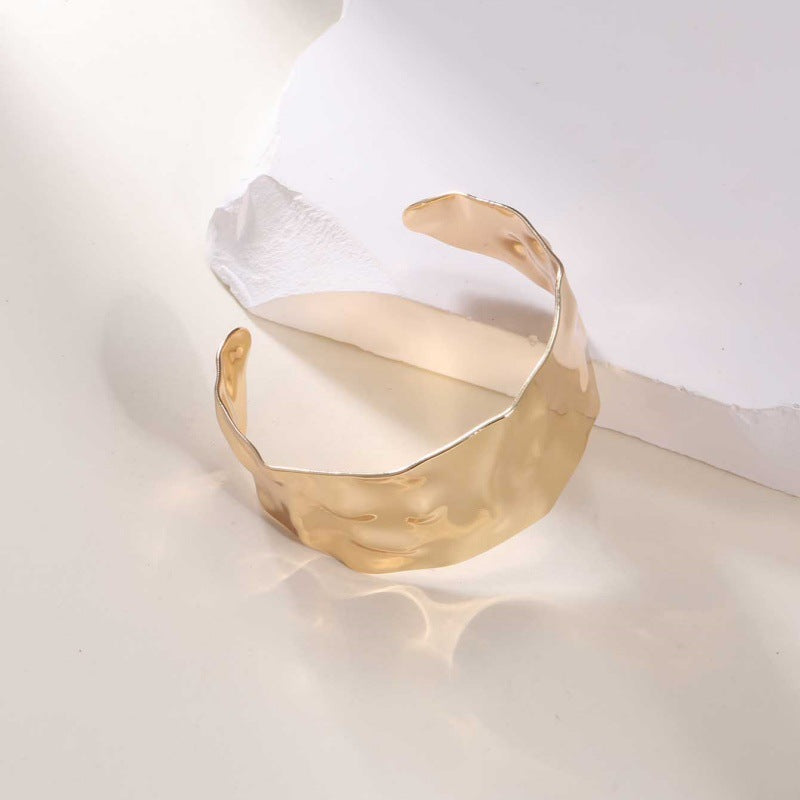 Ladies Open Cuff Bracelet with Artistic, Organic Design Tom Cottons