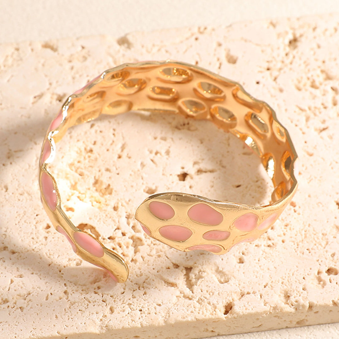 Ladies Open Bangle in Elegant Snake Design Tom Cottons