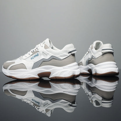 Women's sports shoes with breathable inserts and flexible sole