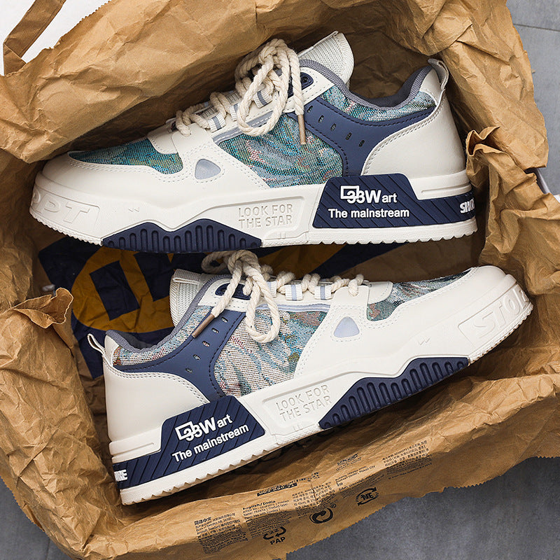 Fashionable sports shoes for women with innovative surface material