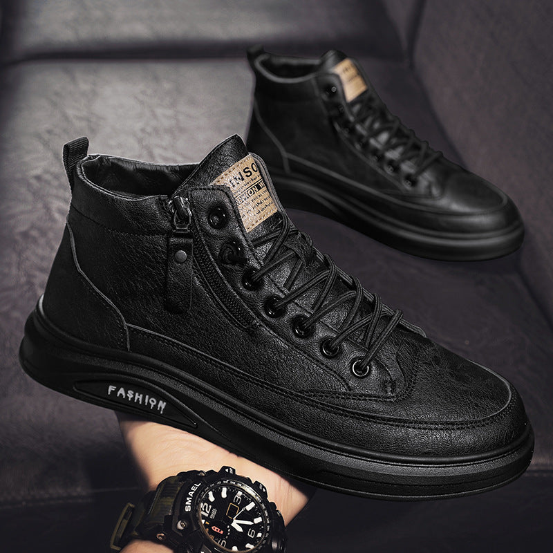 Women High Fashion Sneakers with Detail Zipper and Comfortable Sole