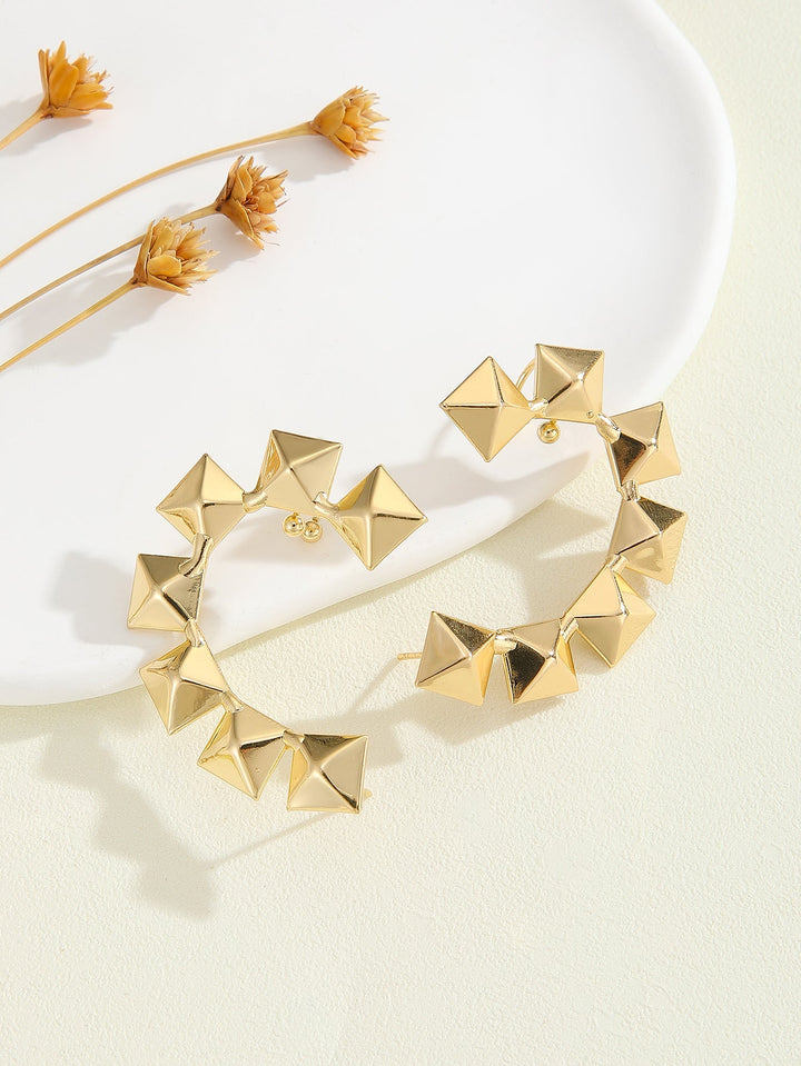 Women's bracelet with structured, golden beads Tom Cottons