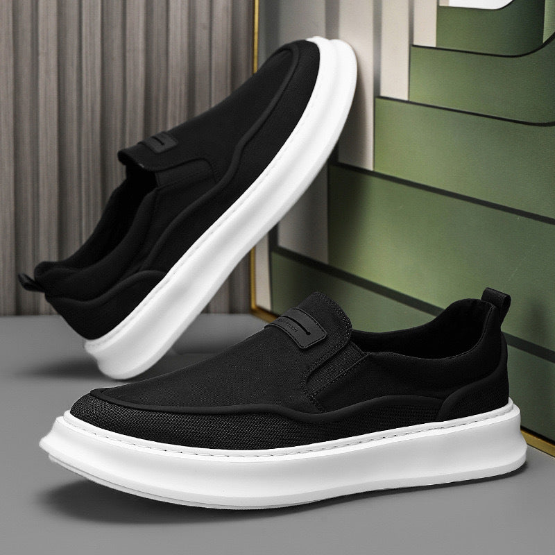 Women's Slip-On Sneakers with breathable mesh upper and cushioned sole