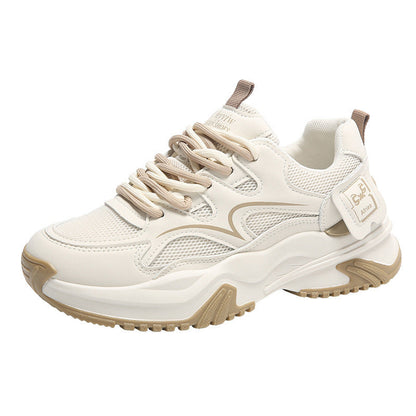 Women's Chunky Sneakers with stylish design and breathable upper material structure