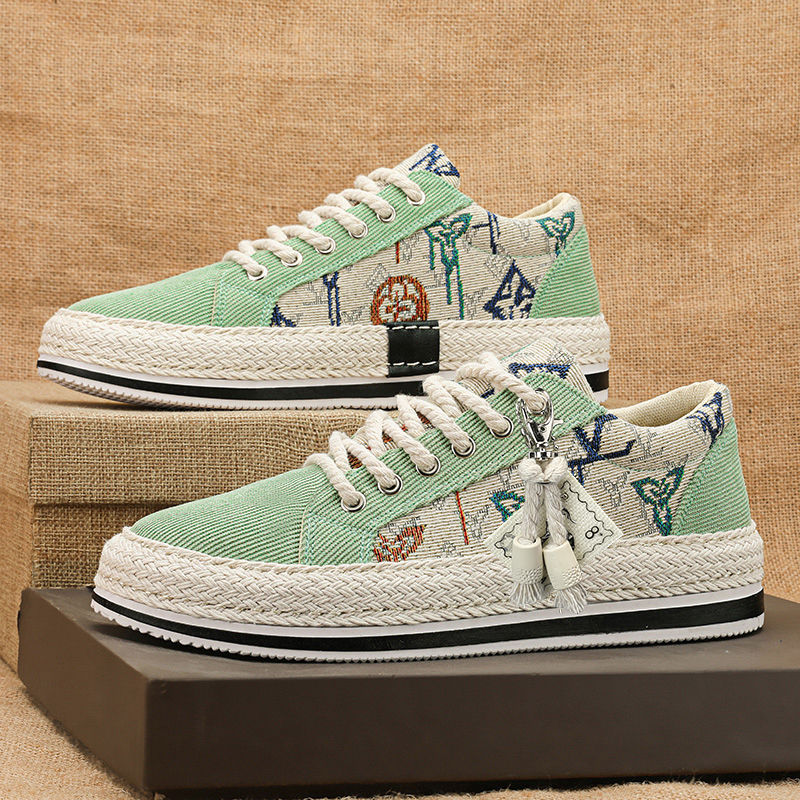 Fashion women's sneakers with high-quality textile uppers and sophisticated design