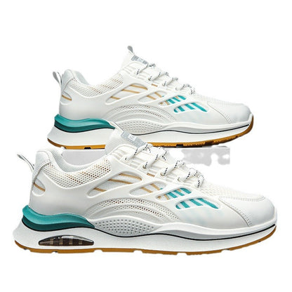 Women's sports shoes with breathable mesh inserts and cushioned sole