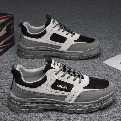 Women's sporty sneakers with non-slip sole and breathable construction