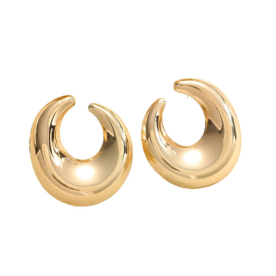 Women's earrings with elegant curved design Tom Cottons