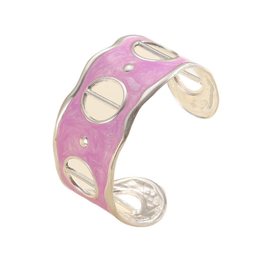 Women Open Bangle with Modern, Transparent Design Tom Cottons