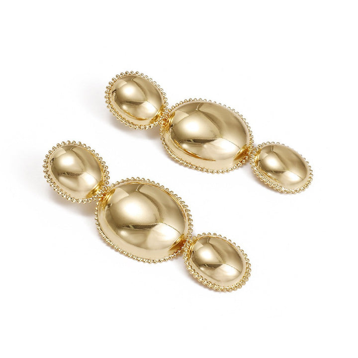 Women's earrings in artistic, structured design Tom Cottons