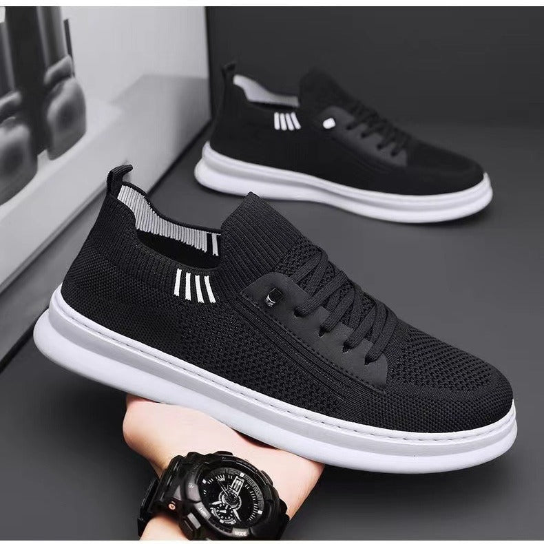 Women Breathable Casual Sneakers with Elastic Inserts
