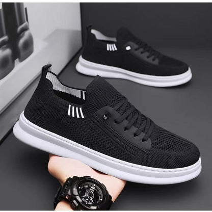 Women Breathable Casual Sneakers with Elastic Inserts