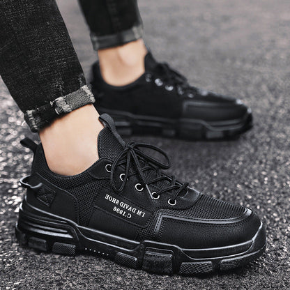 Ladies' athletic shoes with cushioned sole and breathable materials