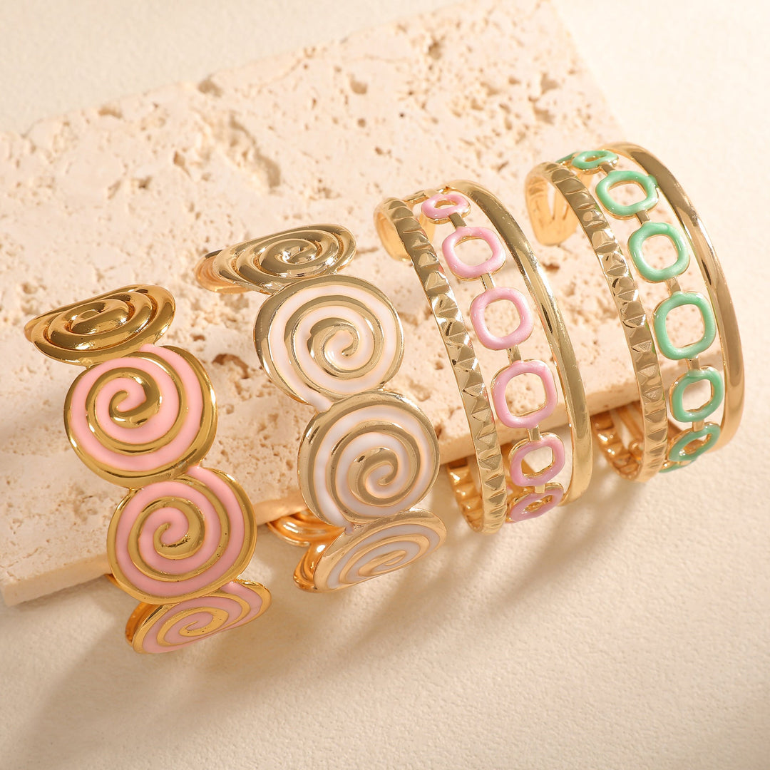 Women's cuff with elegant spiral design Tom Cottons
