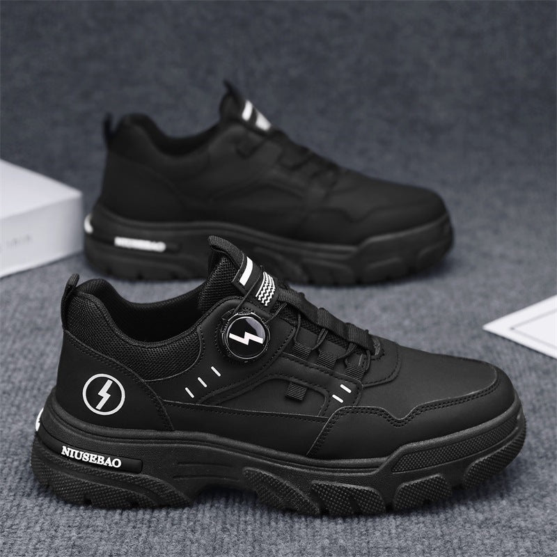 Women's sporty sneakers with innovative quick-lacing system and non-slip sole