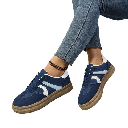 Women's sneakers with fashionable upper material and non-slip sole