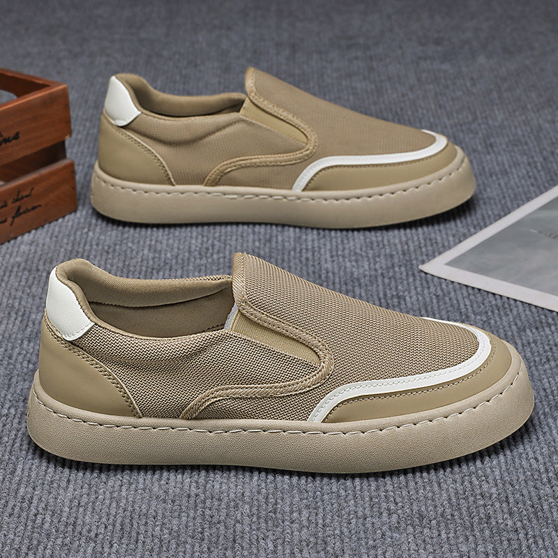 Women's Slip-On Sneakers with breathable mesh structure