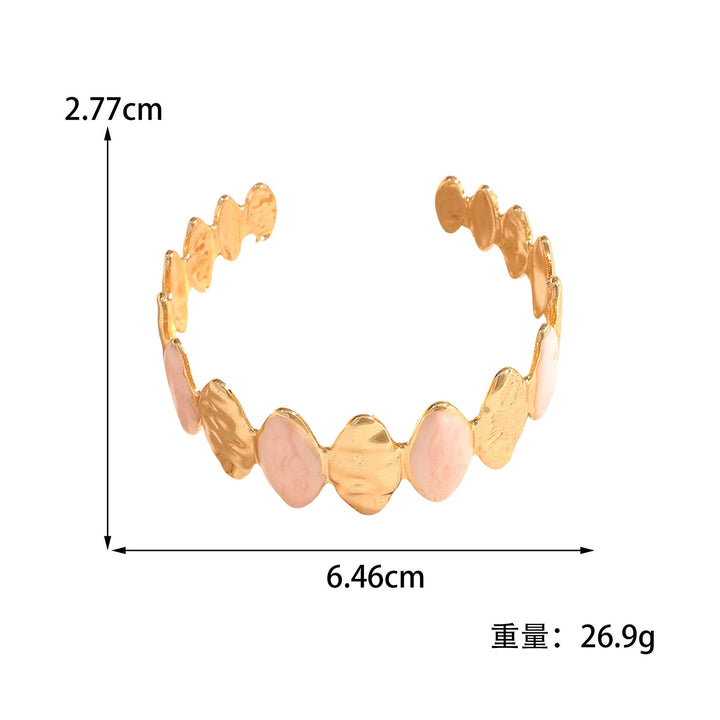 Ladies Open Bangle made of noble metal with elegant motif Tom Cottons