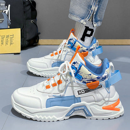 Ladies sporty sneakers with innovative support cushioning system