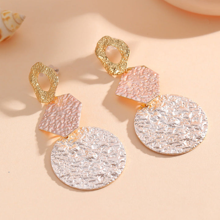 Women's Hanging Earrings with Modern Geometric Design Tom Cottons