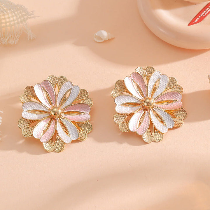 Ladies Hair Clips with Artistic Flower Design Tom Cottons