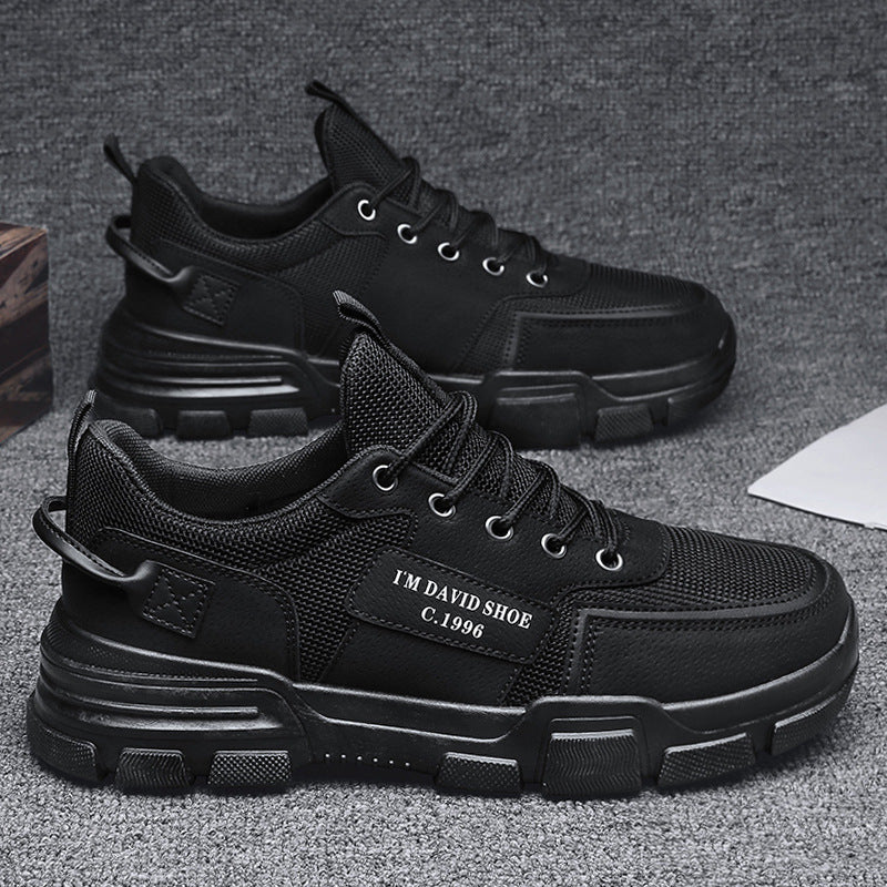 Ladies' athletic shoes with cushioned sole and breathable materials