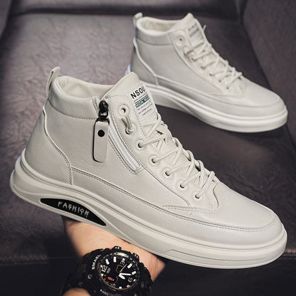 Women High Fashion Sneakers with Detail Zipper and Comfortable Sole