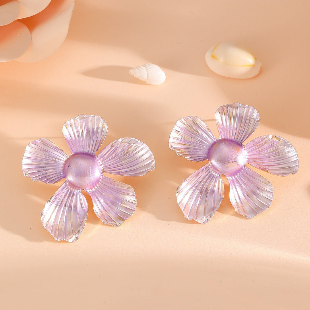 Women's Hair Clips in Artistic Flower Motif Tom Cottons