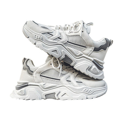 Women's athletic shoes with breathable upper material and cushioned sole