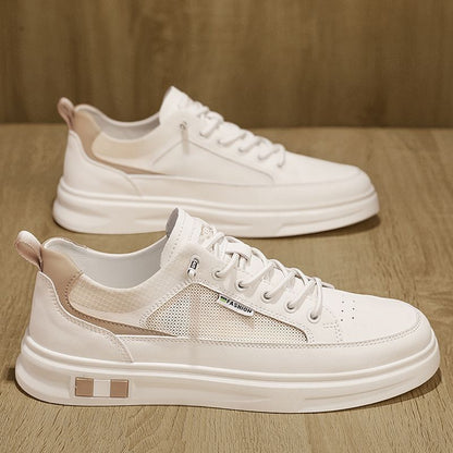 Women's sporty sneakers with breathable mesh upper and innovative cushioning technology