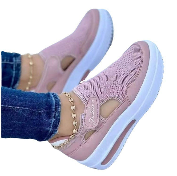 Women's Breathable Slip-On Sneakers with Flexible Design and Padded Sole
