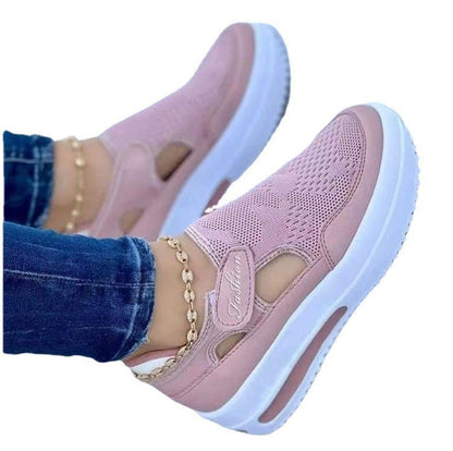 Women's Breathable Slip-On Sneakers with Flexible Design and Padded Sole