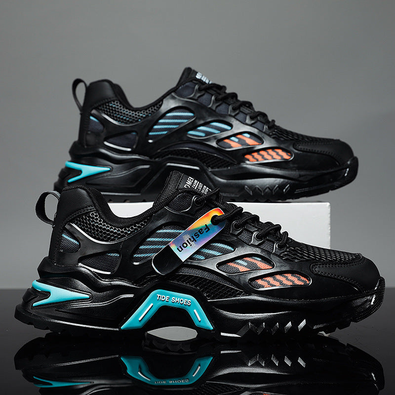 Women's sporty sneakers with breathable mesh upper and shock-absorbing sole
