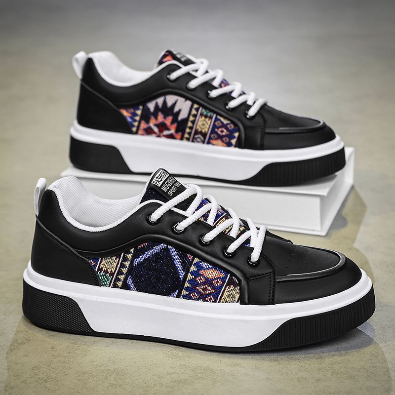 Ethnic style women's sneakers with a sturdy design for daily use