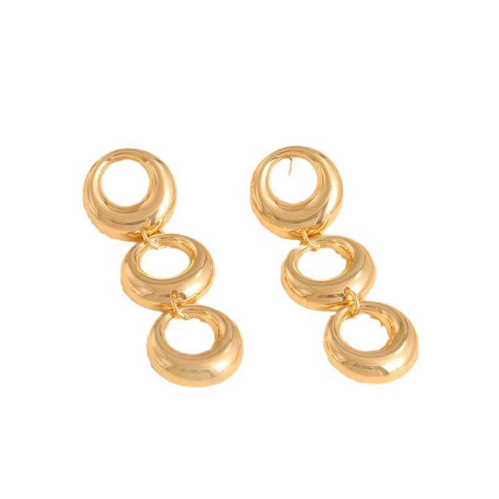 Women's Hanging Earrings with Modern, Geometric Elements Tom Cottons