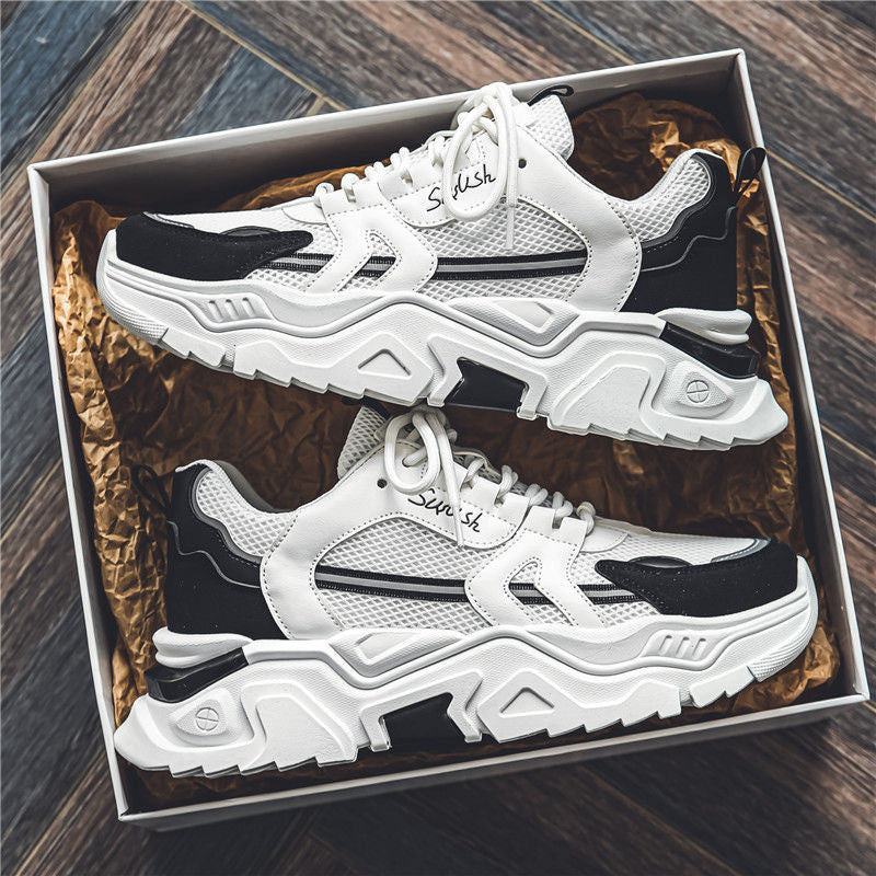 Women's athletic shoes with breathable upper material and cushioned sole