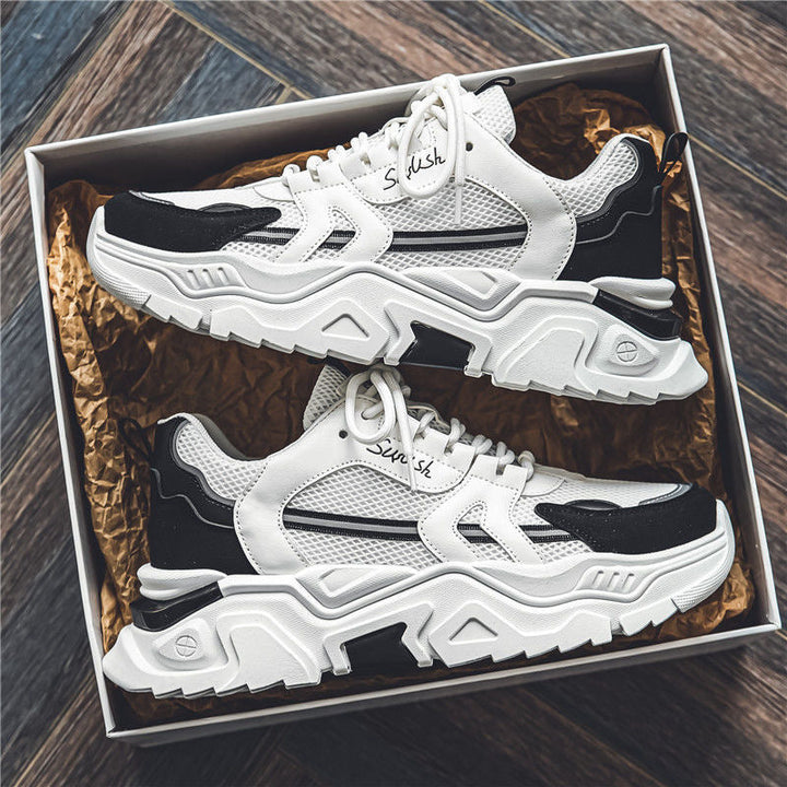 Women's athletic shoes with breathable upper material and cushioned sole