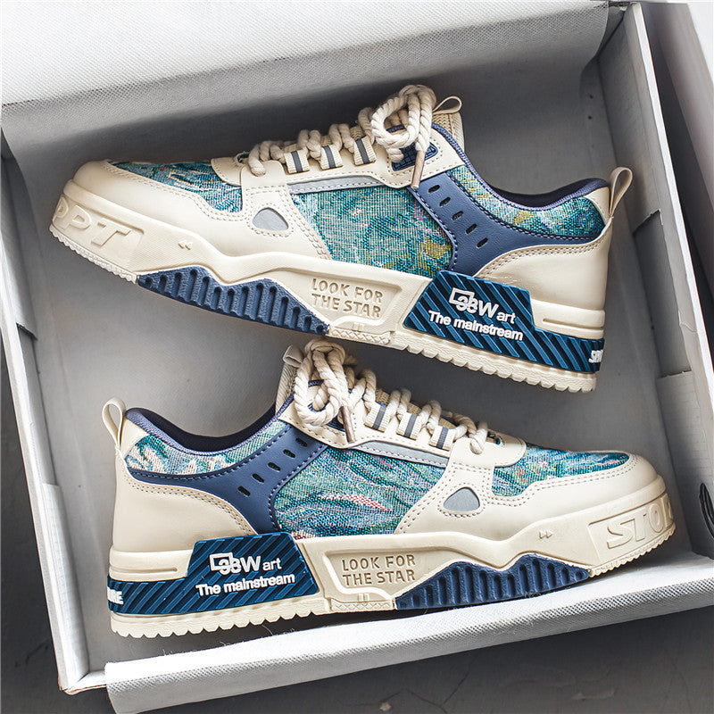 Women's sports shoes with innovative camouflage pattern